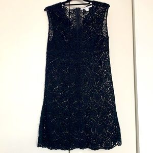 DVF Black Lace Dress (No Slip)